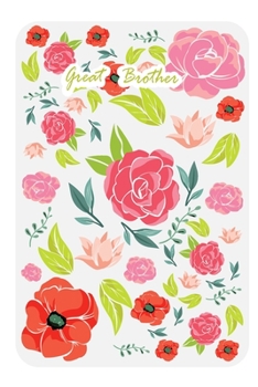 Paperback Great Brother: A beautiful notebook gift for Brother - big brother notebook - Best Brother ever gifts - gift for Brother birthday - g Book