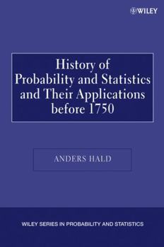 Paperback A History of Probability and Statistics and Their Applications Before 1750 Book