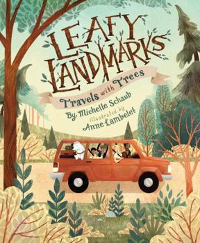 Hardcover Leafy Landmarks: Travels with Trees Book