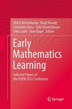 Paperback Early Mathematics Learning: Selected Papers of the Poem 2012 Conference Book