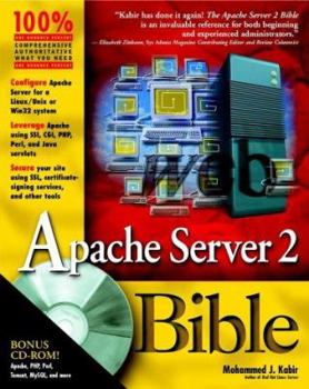 Paperback Apache Server 2 Bible [With CDROM] Book