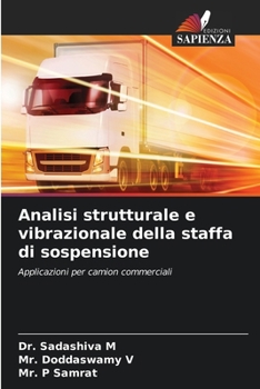 Paperback Analisi strutturale e vibrazionale della staffa di sospensione [Italian] Book