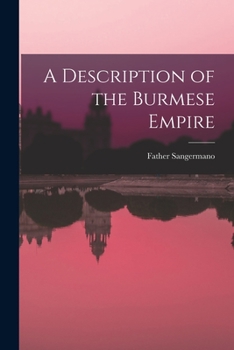 Paperback A Description of the Burmese Empire Book