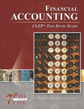 Paperback Financial Accounting CLEP Test Study Guide Book