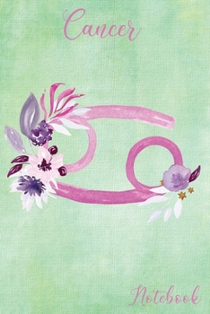 Cancer Notebook: The Crab - June 21-July 22 - Lined 6 x 9-inch size with 120 pages