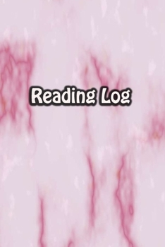 Reading Log: Book Review Journal Notebook Gift For Book Lovers Adults Boys Girls Kids - Reader Record and Share | Pink Marble Cover
