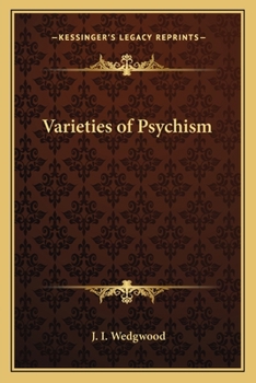 Paperback Varieties of Psychism Book