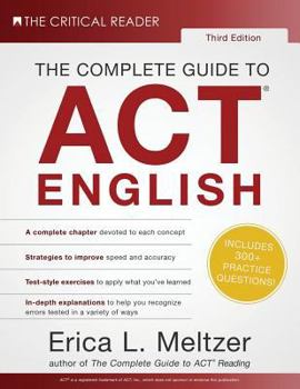 Paperback The Complete Guide to ACT English, 3rd Edition Book