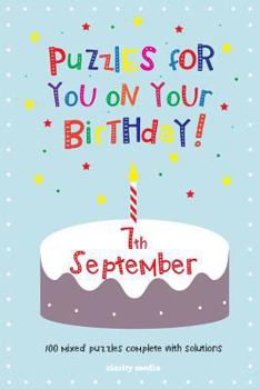 Paperback Puzzles for you on your Birthday - 7th September Book