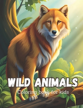 Paperback Wild animals: Coloring book for kids Book