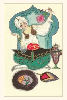 Paperback Vintage Journal Scheherazade with Peony Book