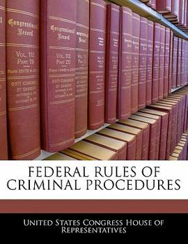 Paperback Federal Rules of Criminal Procedures Book