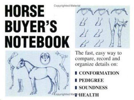 Spiral-bound Horse Buyer's Notebook Book