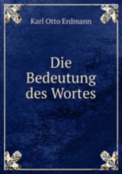 Hardcover Die Bedeutung Des Wortes. Book