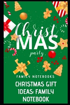 Paperback Christmas Gift Ideas: Family Notebook: Christmas Books Book