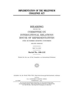 Paperback Implementation of the Millennium Challenge Act Book