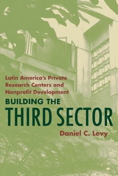 Paperback Building the Third Sector: Latin America's Private Research Centers and Nonprofit Development Book