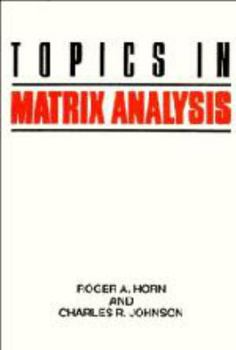 Hardcover Topics in Matrix Analysis Book