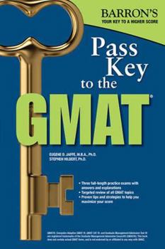 Paperback Pass Key to the GMAT Book