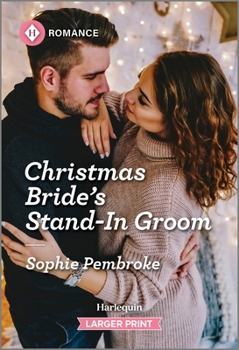 Mass Market Paperback Christmas Bride's Stand-In Groom [Large Print] Book