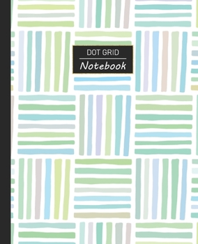 Paperback Dot Grid Notebook: Dotted Grid Notebook/Journal - Green Line Checker Square Pattern - 100 Pages - 7.5" x 9.25" - Children Kids Girls Teen Book