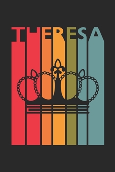 Theresa: Vintage Custom Personalized Lined Name Notebook, Diary, Journal - Retro Birthday, Christmas Gifts for Daughter, Niece, Sister, Mom, Mother: ... Diary, 110 page, Lined, 6x9 (15.2 x 22.9 cm)