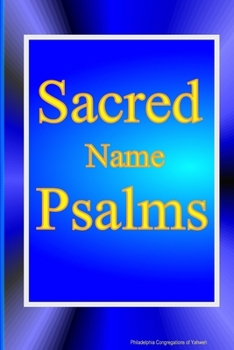 Paperback Sacred Name Psalms Book