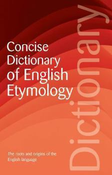 Paperback Concise Dictionry Engl Etymology(t Book