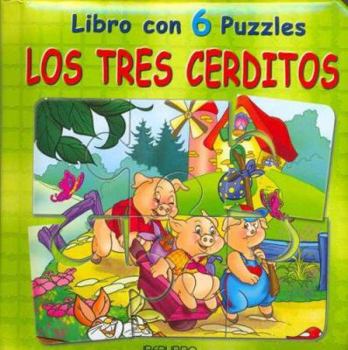 Hardcover Tres Cerditos, Los - Libro Con 6 Puzzles (Spanish Edition) [Spanish] Book