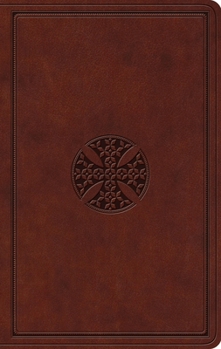 Imitation Leather ESV Value Thinline Bible (Trutone, Brown, Mosaic Cross Design) Book