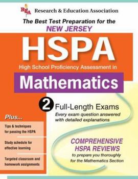 Paperback New Jersey HSPA: The Best Test Preparation for the High School Proficiency Assessment in Mathematics Book