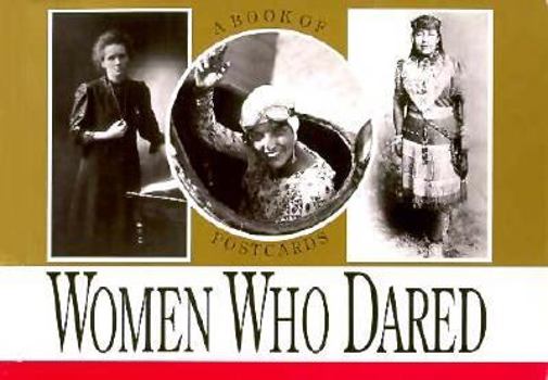 Paperback Women Who Dared: Postcard Book