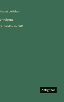 Hardcover Vendetta: in Großdruckschrift [German] Book