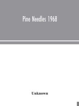 Hardcover Pine needles 1968 Book