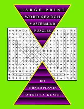 Paperback Large Print Word Search Mastermind Puzzles [Large Print] Book
