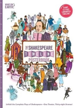 Paperback The Shakespeare Timeline Posterbook: Unfold the Complete Plays of Shakespeare--One Theater, Thirty-Eight Dramas! Book