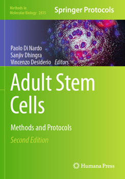 Paperback Adult Stem Cells: Methods and Protocols Book