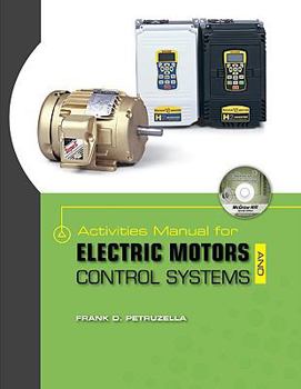 Hardcover Activities Manual for Electric Motors and Control Systems W/ Constructor CD Book