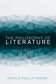 Paperback The Philosophy of Literature: Four Studies Book