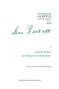 Paperback Samuel Beckett, Un Ecrivain de l'Abstraction ? [French] Book