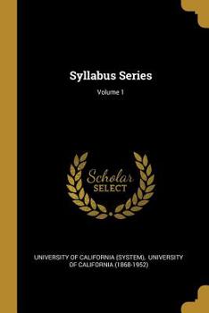 Paperback Syllabus Series; Volume 1 Book