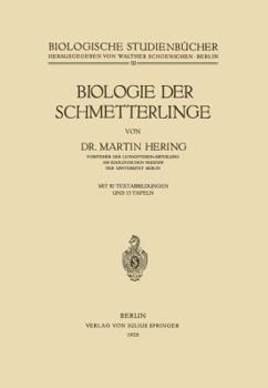 Paperback Biologie Der Schmetterlinge [German] Book