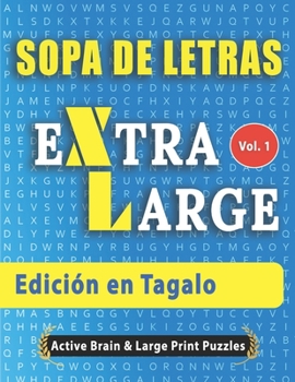 Paperback Sopa de Letras - Edición en Tagalo [Spanish] Book