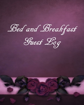Paperback Bed and Breakfast Guest Log Book