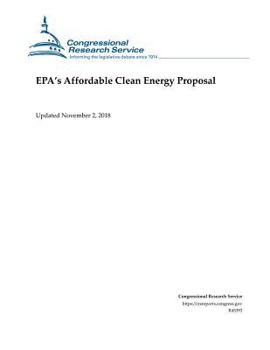 Paperback Epa's Affordable Clean Energy Proposal Book