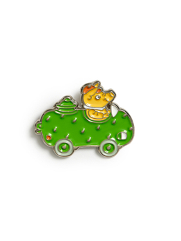 Misc. Richard Scarry: Pickle Car Enamel Pin Book