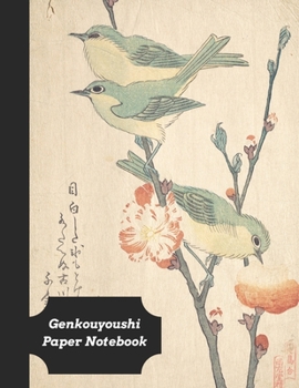 Genkouyoushi Paper Notebook: Practice Writing Kana & Kanji Characters: Great Vintage Classic Gift For Japanese Foreign Learners & Expats (Genkouyoushi Vintage)