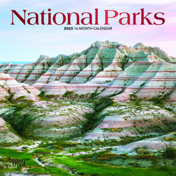 Calendar National Parks 2023 Mini 7x7 Foil Book