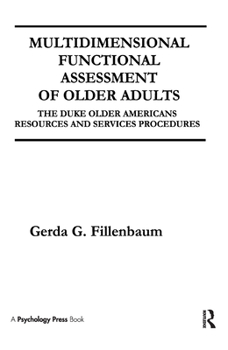 Hardcover Multidimensional Functional Assessment of Older Adults Book