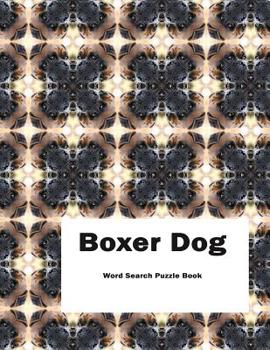 Paperback Boxer Dog Word Search Puzzle Book